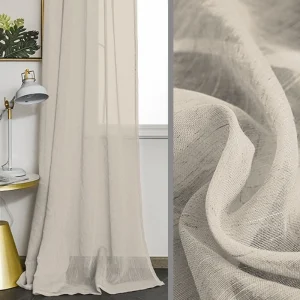 Sheer and Blackout Combined Curtains Dubai